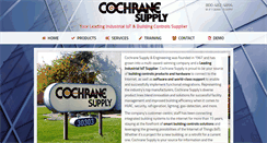 Desktop Screenshot of cochranesupply.com